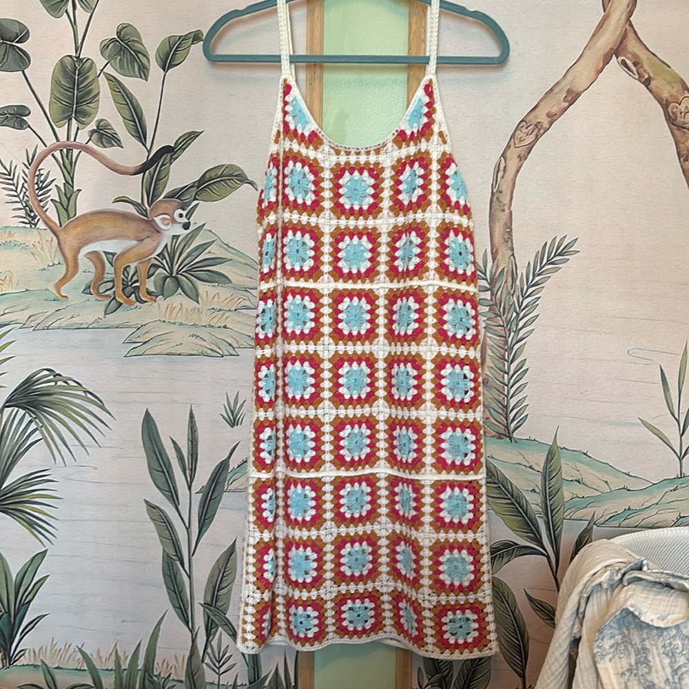 Crochet beach cover up